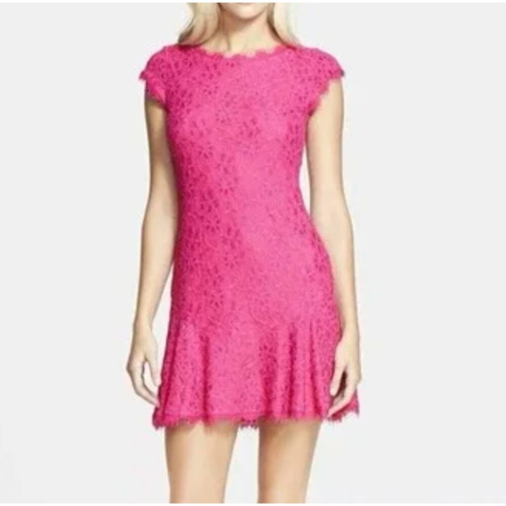 Diane Von Furstenberg Lace Minidress - Sz 2